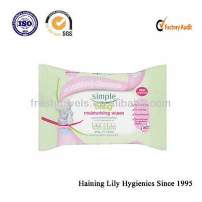 Non-Alcohol Disposable anti mosquito repellent comfort baby wet wipes/tissues