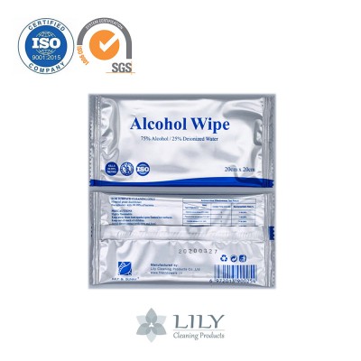 alcohol wet towel individual pack